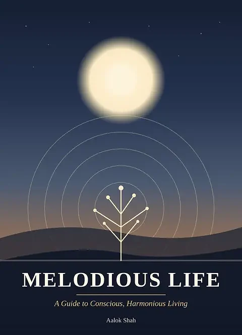 Melodious Life: phone screen, dark theme